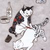 「わびさびを感じる。日本文化の革命だ！」猫とタトゥーで日本文化を表現。